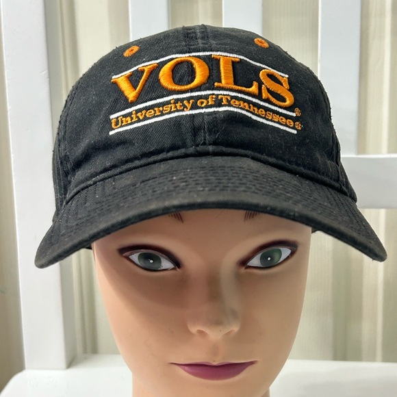 Y2K Tennessee VOLS Classic Split Bar Adjustable Strap Dad Hat The Game NCAA - Picture 2 of 8